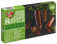 Meat free sausages
