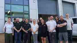 CDG 3D TECH Team Outside Basingstoke AM Centre